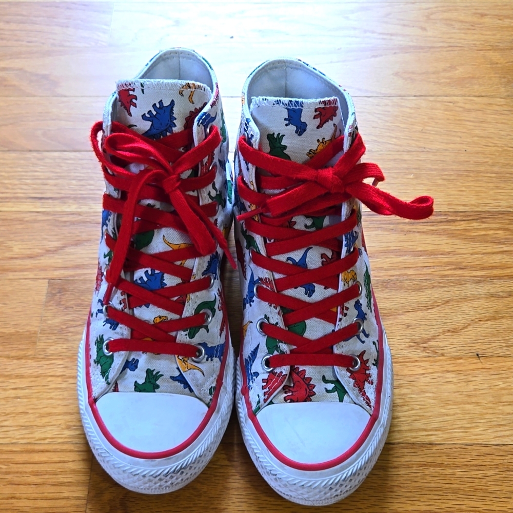 Converse Chuck Taylor All Star Dinosaurs Dinoverse High Tops Youth Size 4